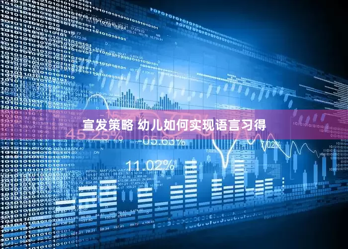 宣发策略 幼儿如何实现语言习得